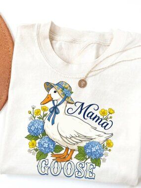 Mama Goose Tshirt, Silly Goose Shirt, Mother's Day Gift Shirt